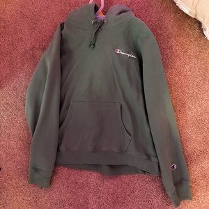 Green sweatshirt size x large champion.